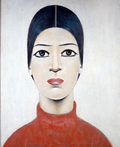 Portrait of Ann, 1957, LS Lowry, The Lowry Collection, Salford