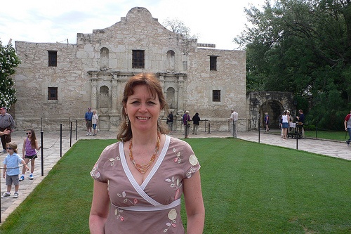 At the Alamo in San Antonio
