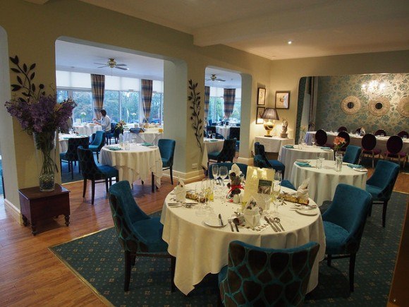 Wildflower restaurant at Moorland Garden Hotel in Devon
