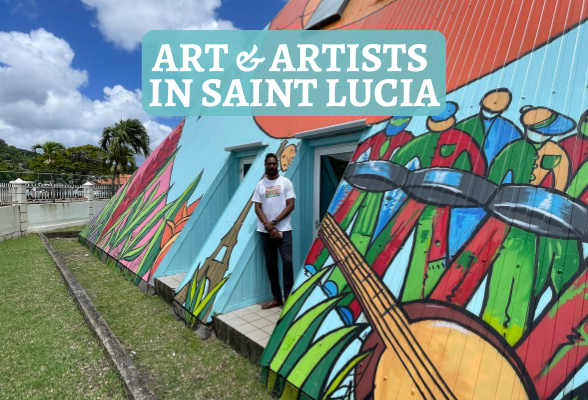 Saint Lucia artists Heatheronhertravels.com