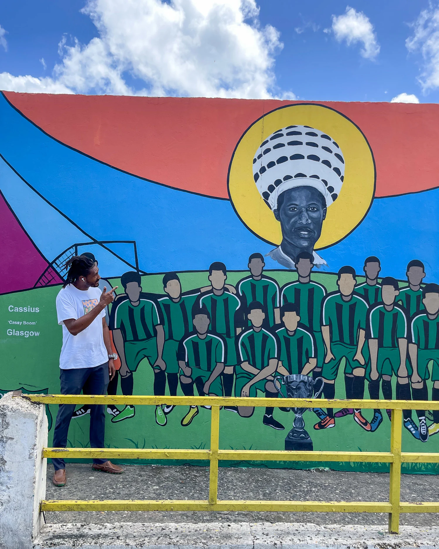 Sakey Mural in Marchand Castries Saint Lucia Photo Heatheronhertravels.com