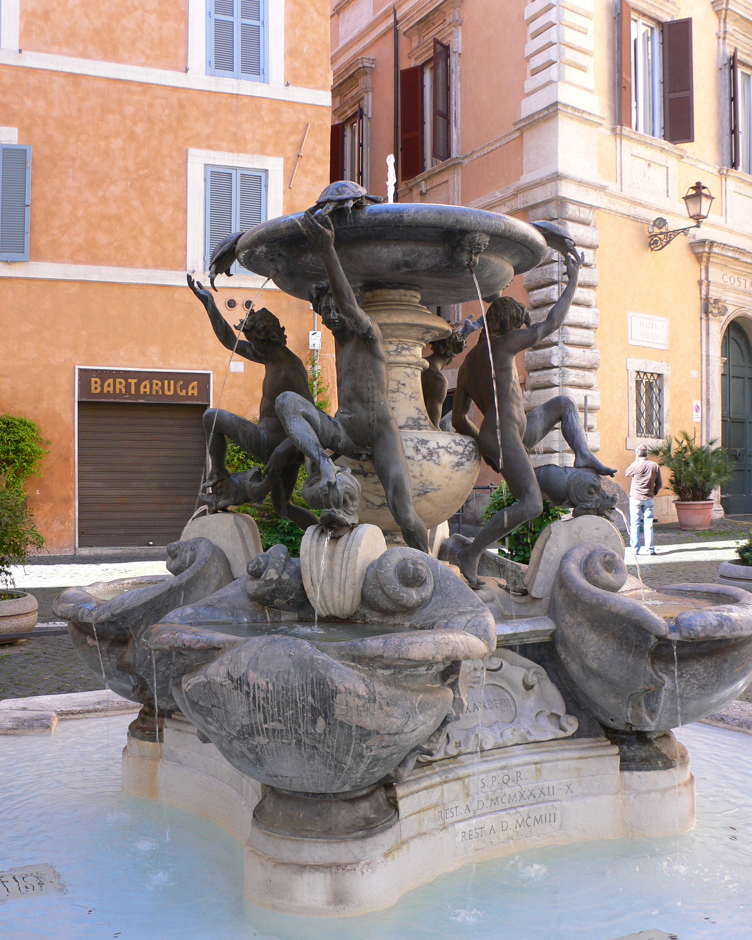 Turtle Fountain in Rome Photo Heatheronhertravels.com