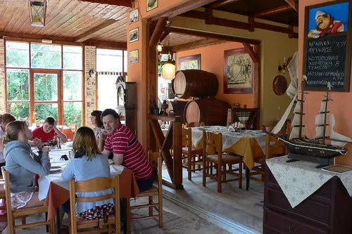 Sunday lunch in a Greek Taverna