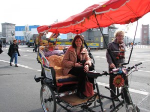 Sightseeing by rickshaw in Berlin