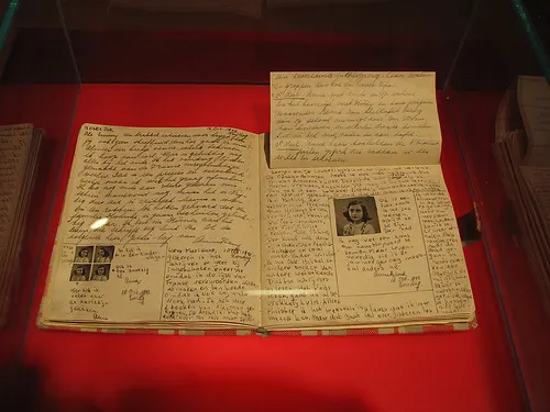 Picture of Anne Frank's diary