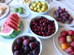 Fruit for desert in Lebanon