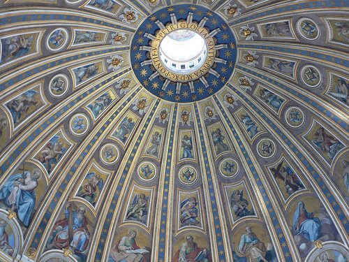 The Dome of St Peter's in Rome