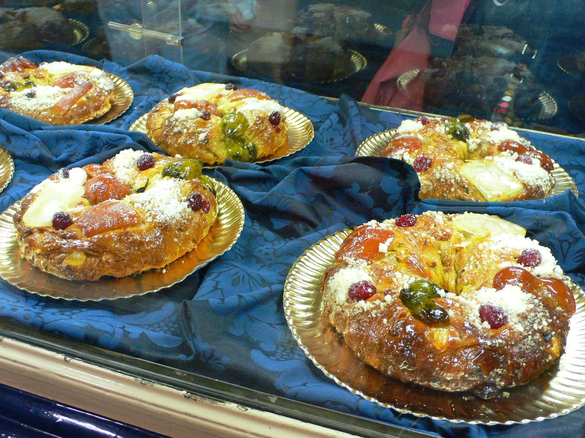 Portuguese Christmas cakes at Pasteis de Belem in Lisbon