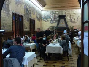 Dining room at Casa do Alentejo in Lisbon