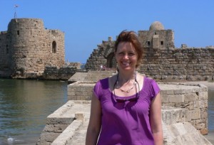 At the sea castle in Sidon