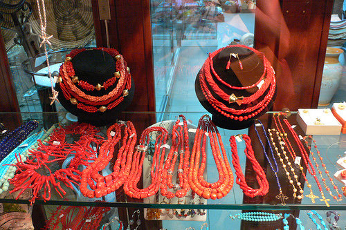 Coral Jewellery at Cala Gonone