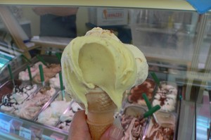 Ice cream for Peter pan in Nuoro, Sardinia