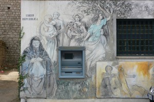 Murals at Orgosolo in Sardinia