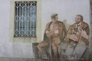 Old men in Sardinia