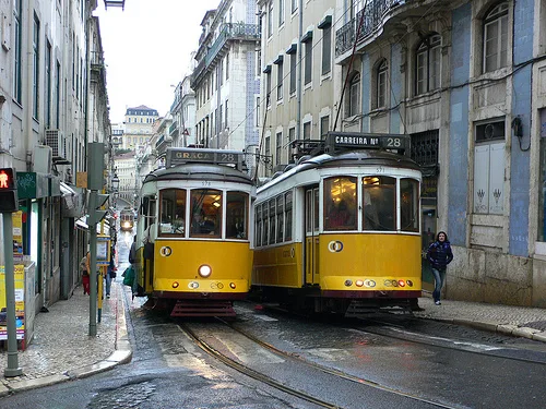 The trams of Lisbon