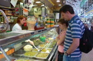 A picnic from the mercado central in Valencia