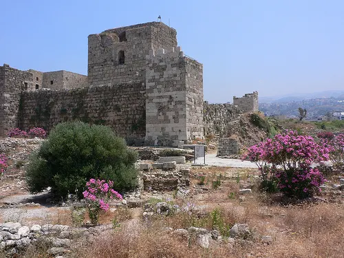 The crusader castle at Byblos in Lebanon