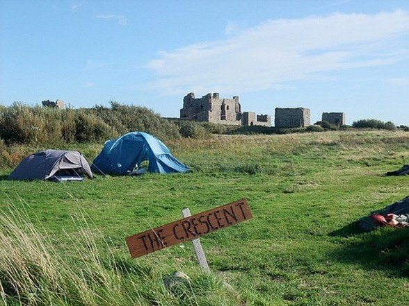 Piel Island from Tiny Campsite