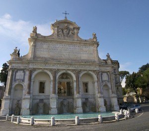 Fontana dell'Acqua Paola in Rome