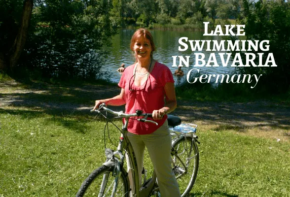 Lake swimming in Bavaria, Germany