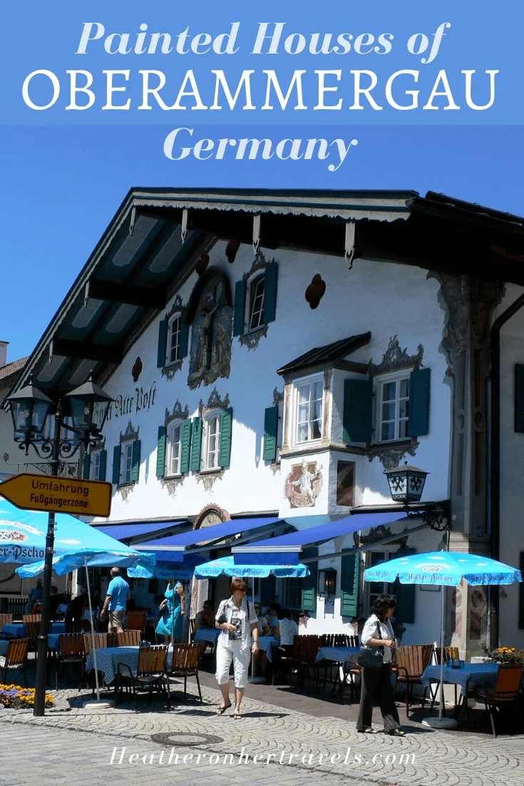 Oberammergau painted houses Germany