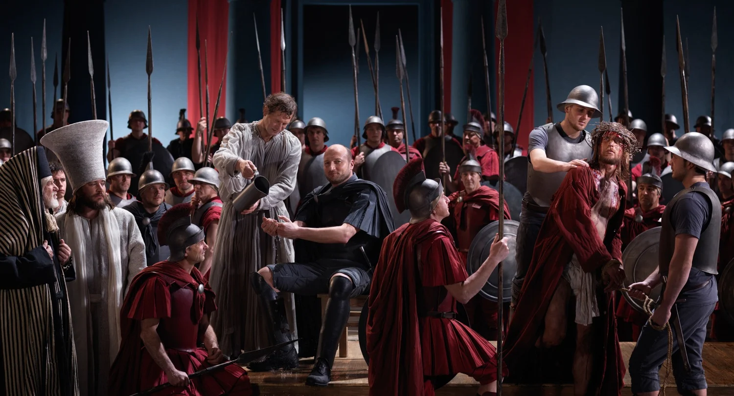 Pilate condemns Jesus to death Photos: Oberammergau Passion Play 2020