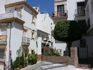 White houses at Ojen near Marbella