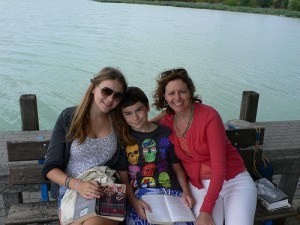 On holiday at Lake Balaton, Hungary