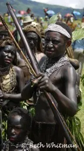Erima tribal man at Mt Hagen Show in Papua New Guinea