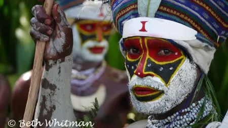 Tribal man at Mt. Hagen Show in Papua New Guinea