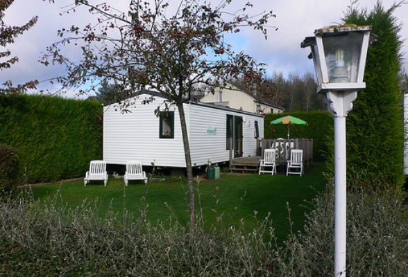 Our Eurocamp Mobile Home at La Croix du Vieux Pont at Berny Riviere