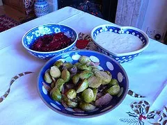 Brussel sprouts for Christmas dinner