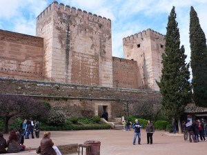 The Tower of Homage at Alhambra in Granada