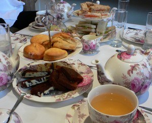Afternoon tea at the Arden Hotel, Stratford
