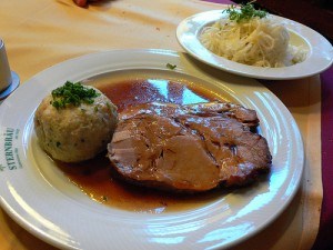 Dinner at Sternbrau in Salzburg