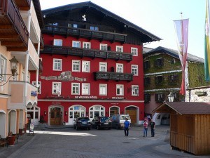 Hotel Weissen Rössl at St Wolfgang in Austria