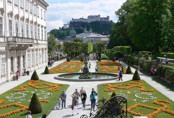 Mirabell Gardens in Salzburg