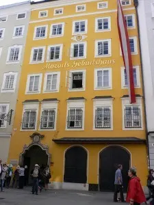 Mozart's birthplace in Salzburg by Heatheronhertravels.com
