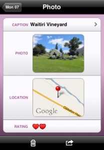 My Vacation iPhone App photo