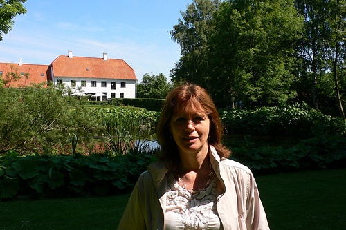 At the Karen Blixen House near Copenhagen