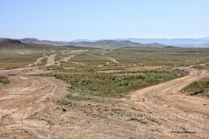 Road choices in Mongolia