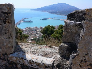 View from the Venetian fort on Zakynthos