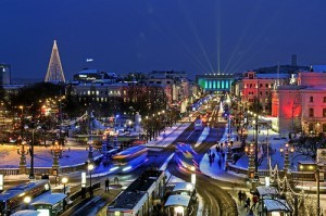Christmas lights in Gothenburg Photo: Goran Assner