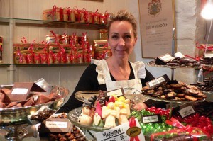 Jeanna Kanold at the Kanold Chocolate shop in Gothenburg, Sweden Photo: Heatheronhertravels.com