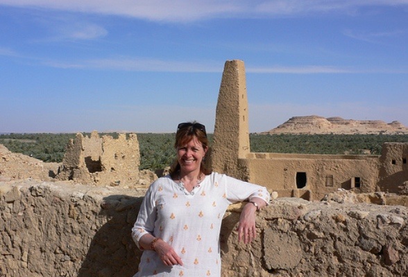 The Temple of the Oracle in Siwa in Egypt