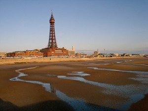Blackpool Beach and Tower Photo: diamond geezer of Flickr