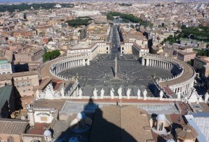 View from The Dome of St Peter's Basilica