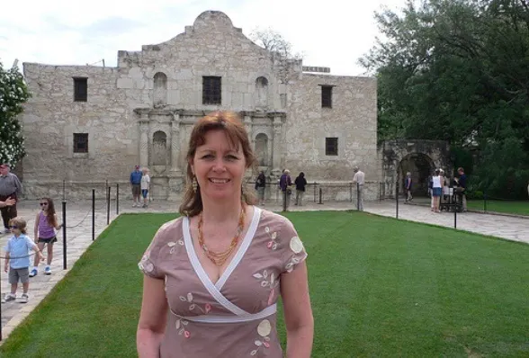 At the Alamo in San Antonio