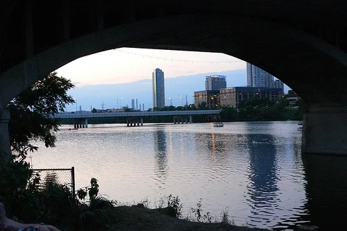 Under South Congress Bridge, Austin