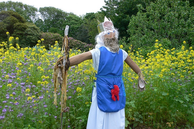 Scarecrow for the Jubilee on Sark